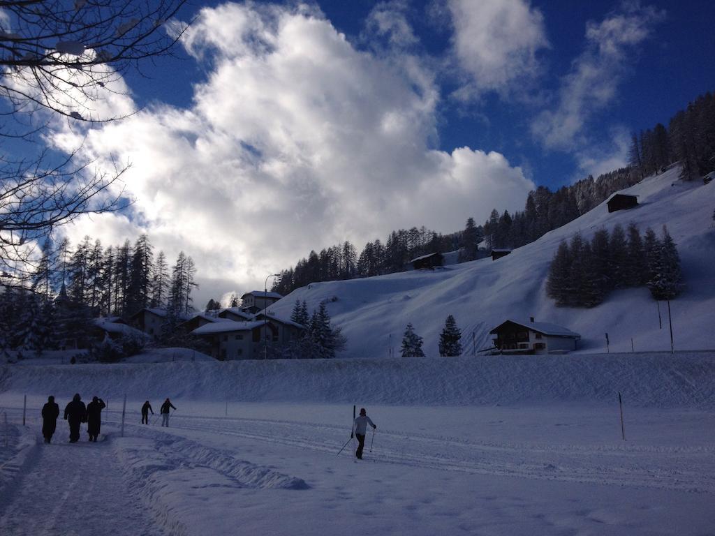Ferienwohnung Gadenstatt Davos Esterno foto