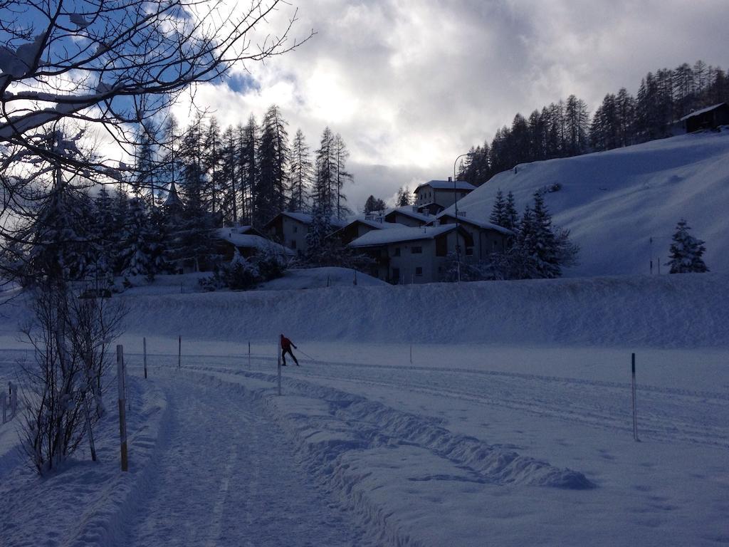 Ferienwohnung Gadenstatt Davos Esterno foto